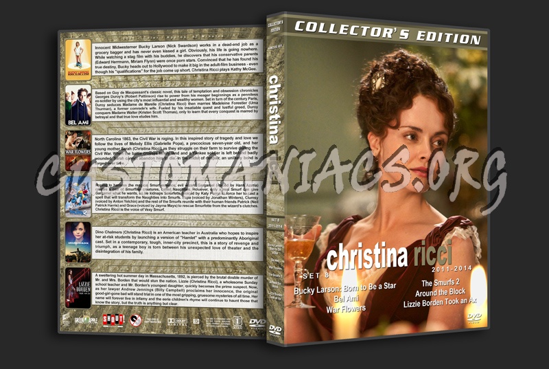 Christina Ricci Film Collection - Set 8 (2011-2014) dvd cover