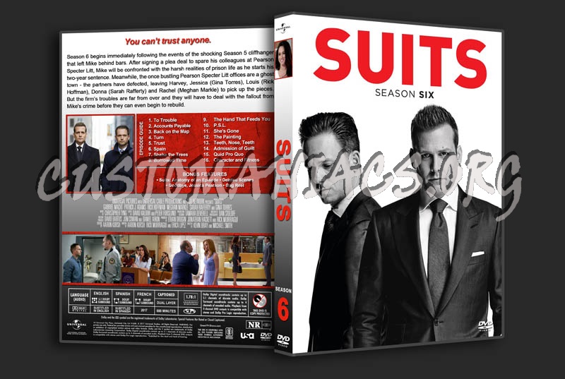 Suits - Season 6 dvd cover