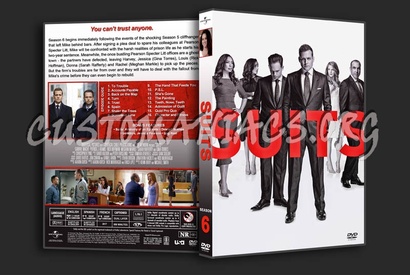 Suits - Season 6 dvd cover