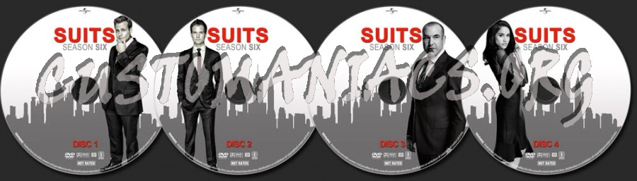 Suits - Season 6 dvd label