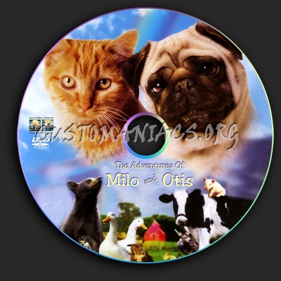 The Adventures of Milo and Otis dvd label