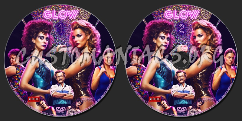 Glow - S1 dvd label