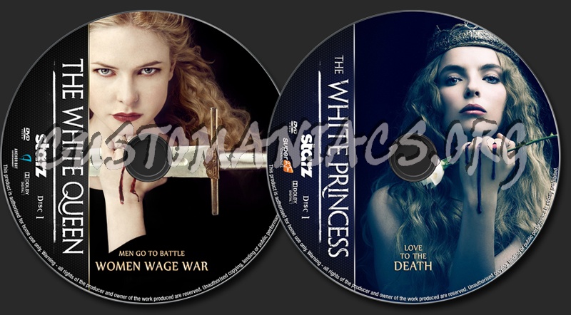 The White Queen & The White Princess dvd label