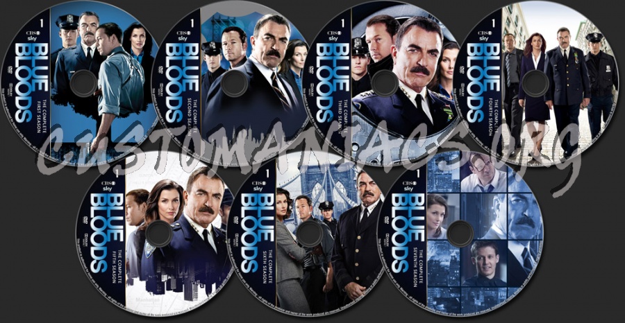 Blue Bloods Complete dvd label