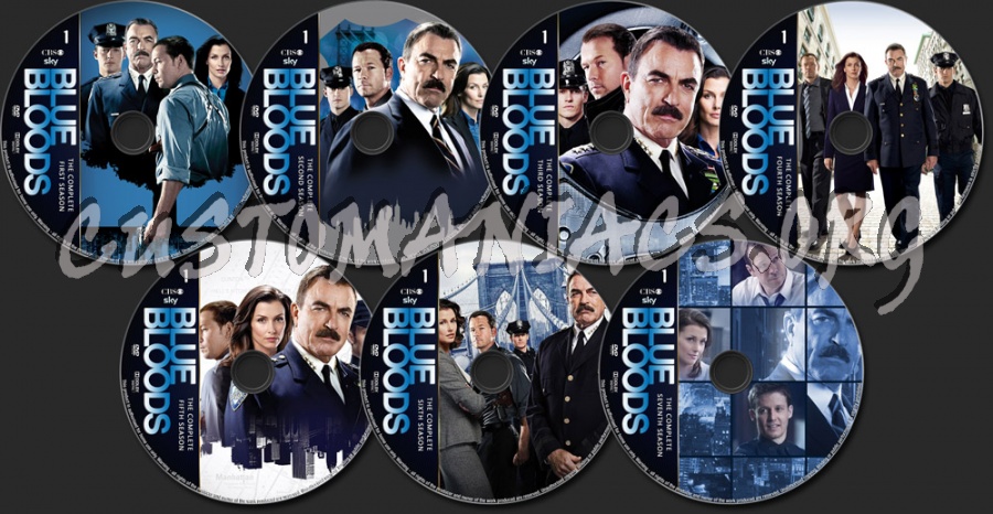 Blue Bloods Complete dvd label