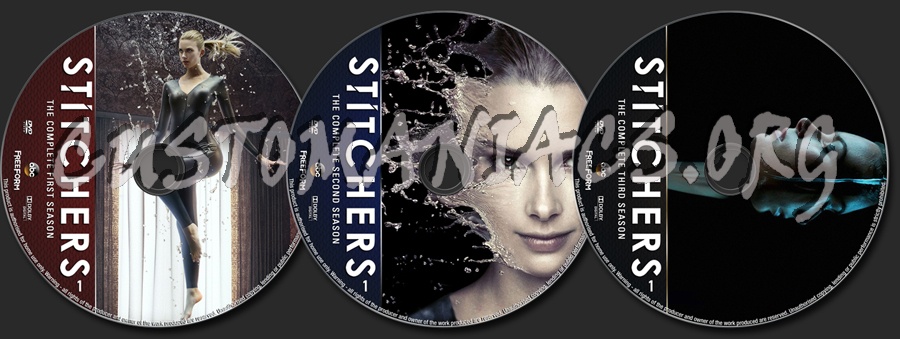 Stitchers Seasons 1-3 dvd label