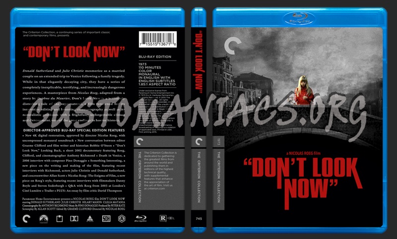 745 - Don't Look Now blu-ray cover