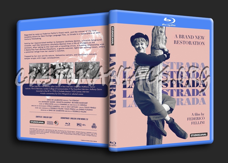 La Strada blu-ray cover