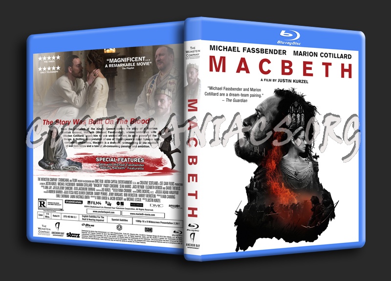 Macbeth (2015) dvd cover