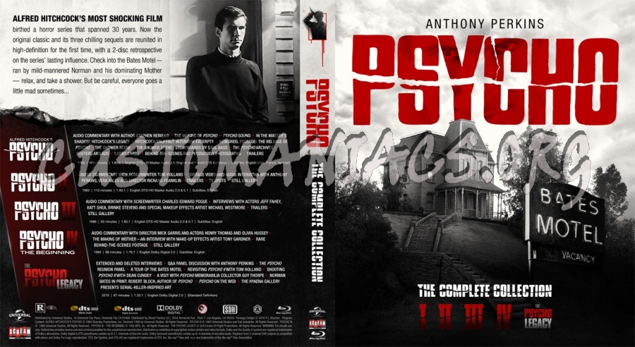 PSYCHO Collection blu-ray cover