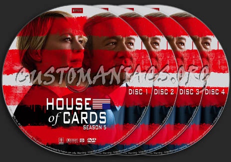 House of Cards - Season 5 dvd label