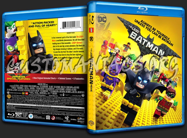 The LEGO Batman Movie (2017) blu-ray cover