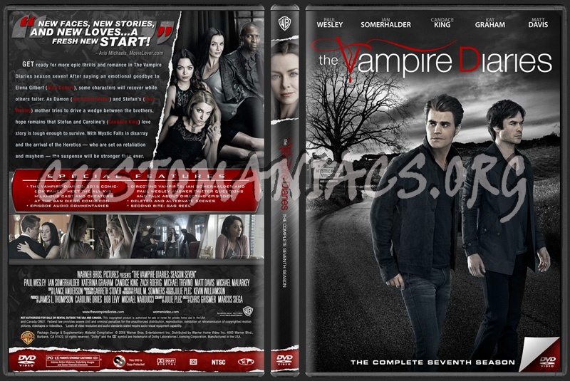The Vampire Diaries Season 7 dvd cover