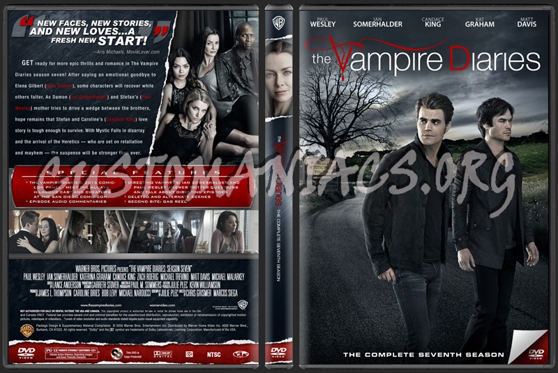 The Vampire Diaries Season 7 dvd cover