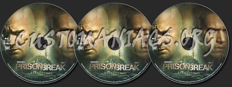 Prison Break: Sequel (2017) blu-ray label