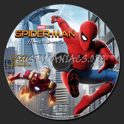 Spider-Man: Homecoming blu-ray label
