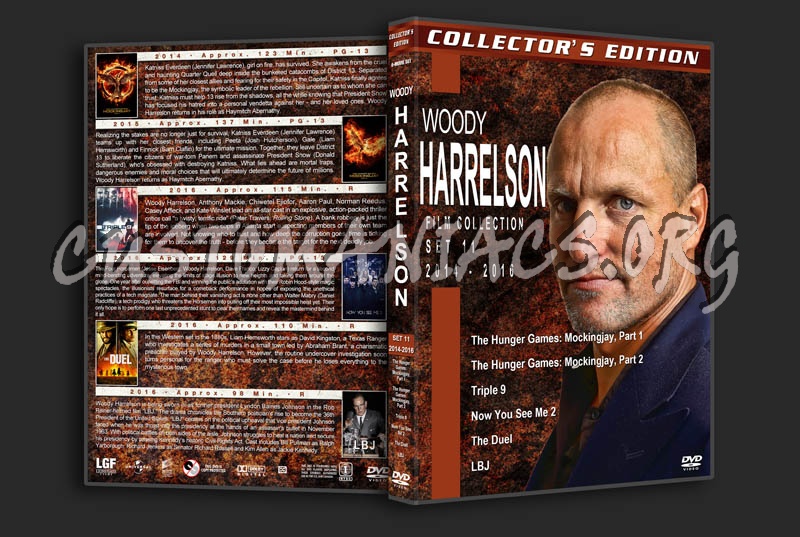 Woody Harrelson Film Collection - Set 11 (2014-2016) dvd cover