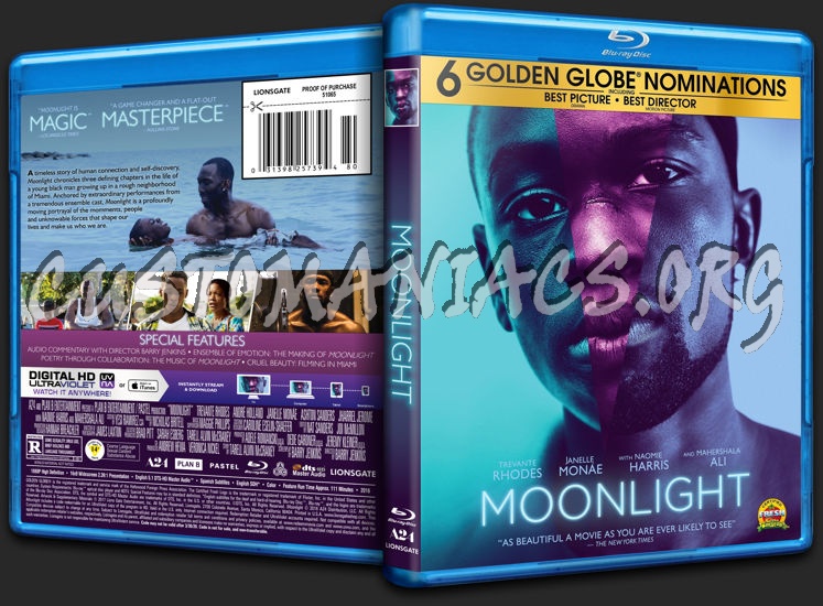 Moonlight blu-ray cover