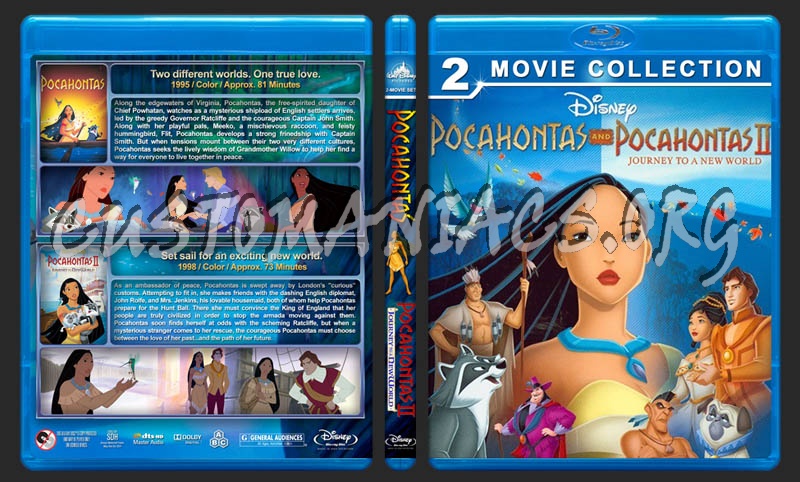 Pocahontas Double Feature dvd cover