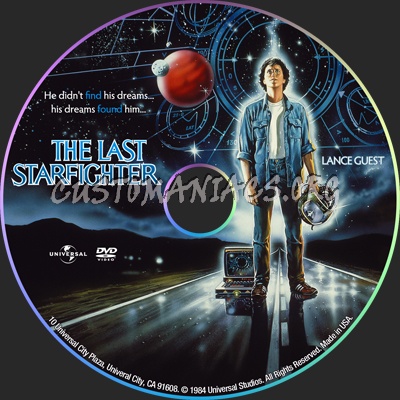 The Last Starfighter dvd label