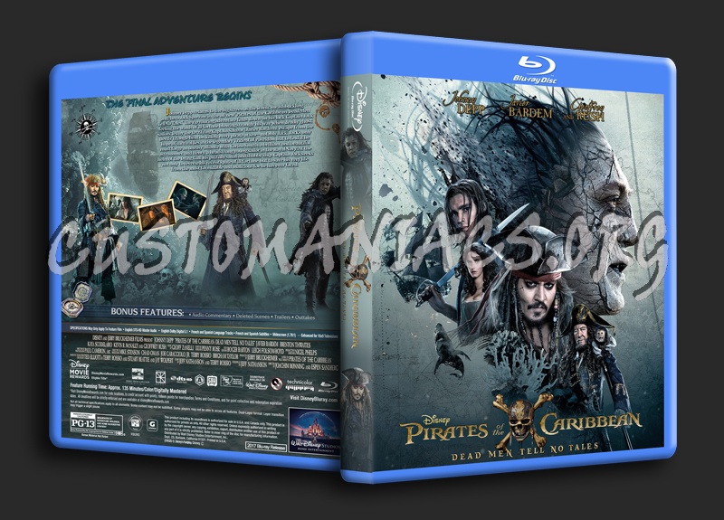 Pirates Of The Caribbean: Dead Men Tell No Tales dvd cover