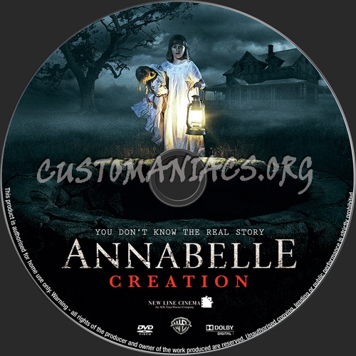 Annabelle Creation dvd label