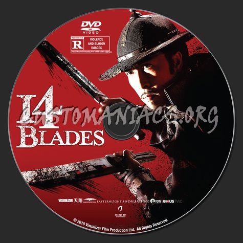 14 Blades dvd label