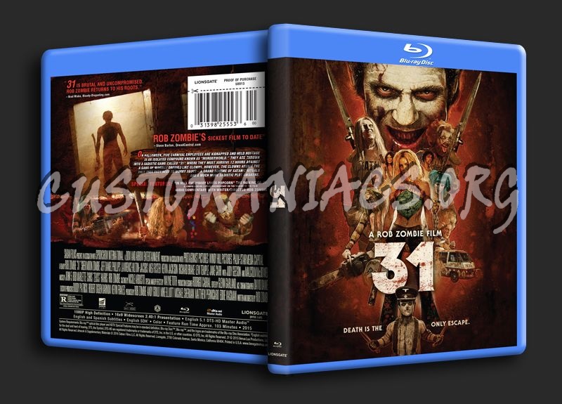 31 blu-ray cover