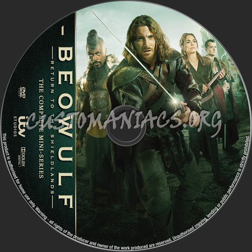 Beowulf The Mini-Series dvd label