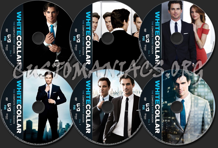 White Collar Complete dvd label