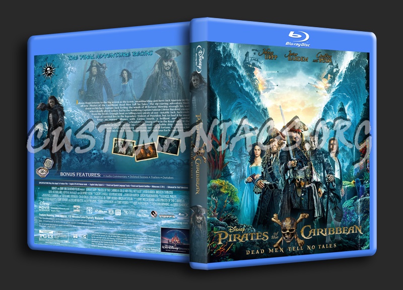 Pirates Of The Caribbean: Dead Men Tell No Tales dvd cover