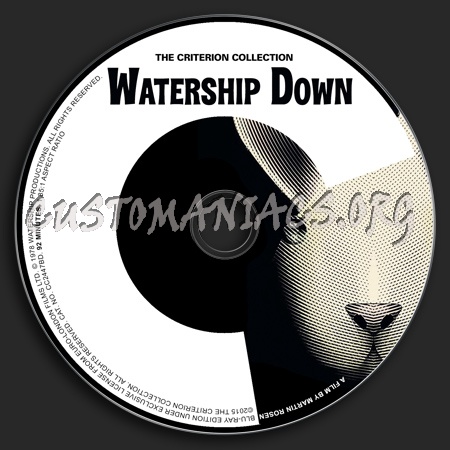 748 - Watership Down dvd label