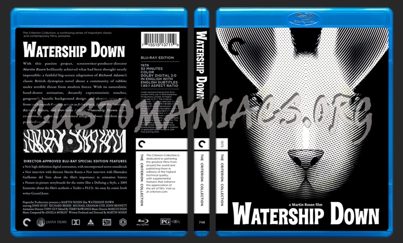 748 - Watership Down blu-ray cover
