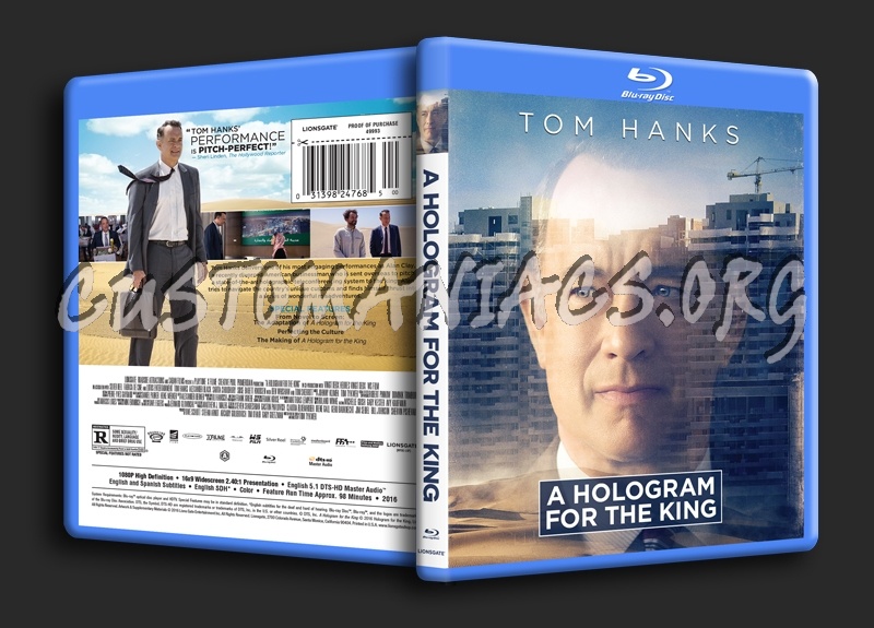 A Hologram for the King blu-ray cover