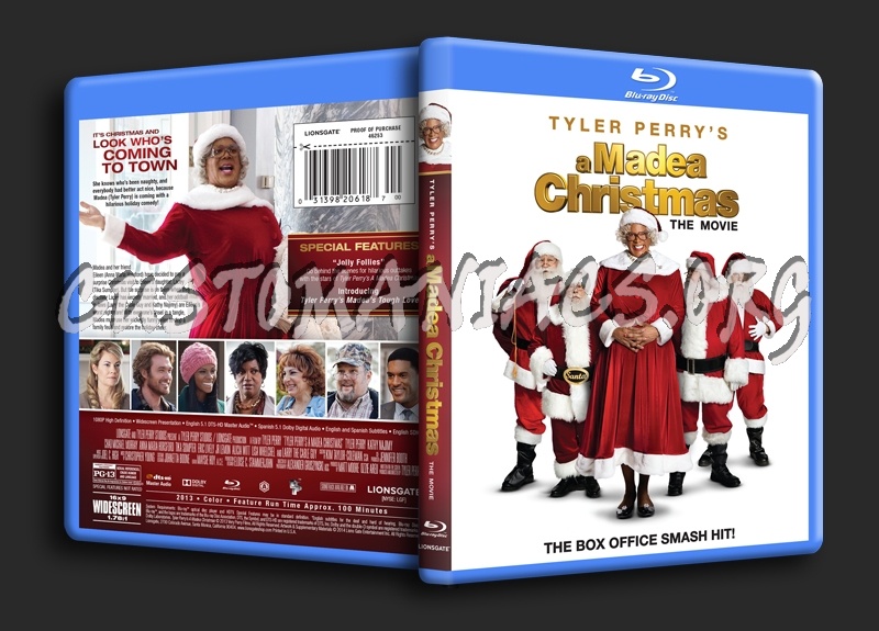 A Madea Christmas blu-ray cover