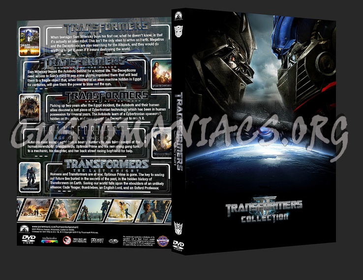 Transformers Collection dvd cover