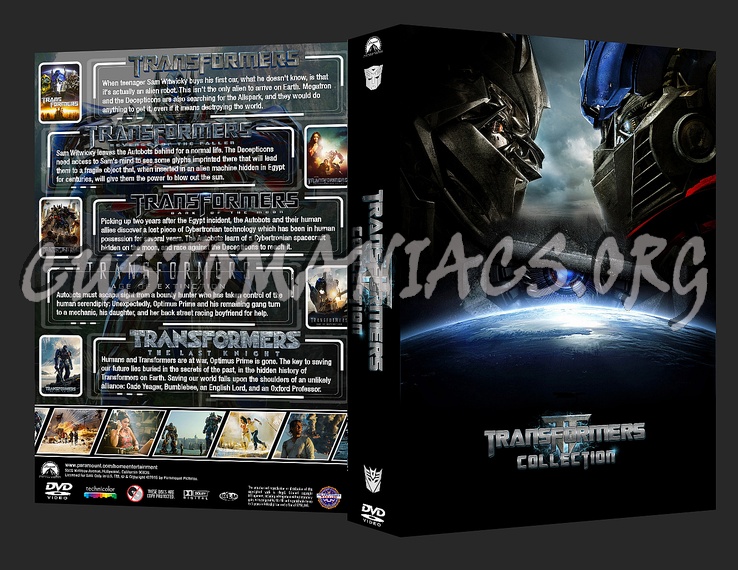 Transformers Collection dvd cover