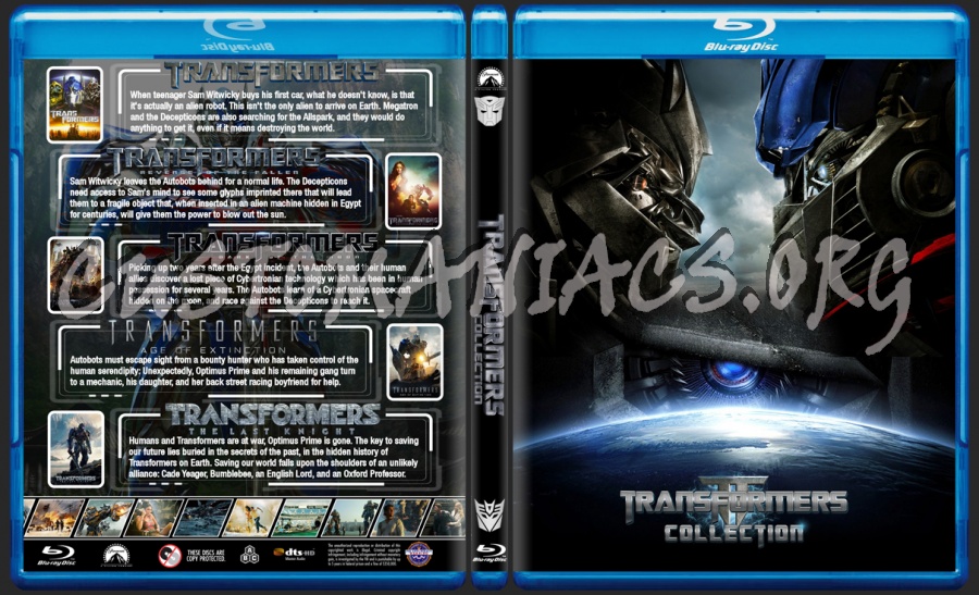 Transformers Collection blu-ray cover