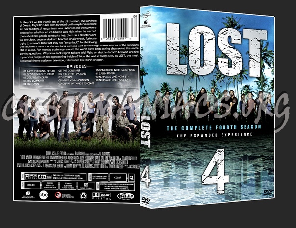 Lost Season 4 dvd cover