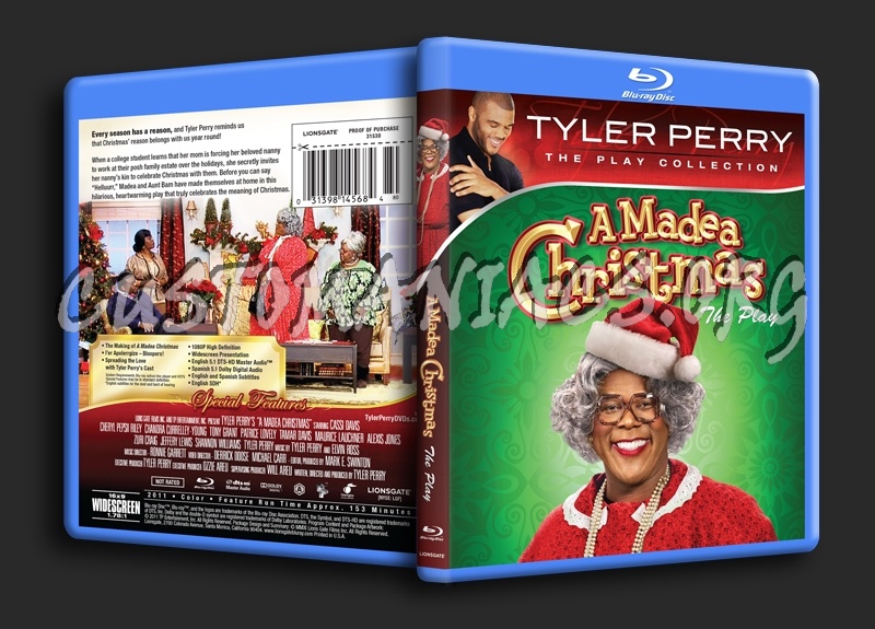 A Madea Christmas the Play blu-ray cover