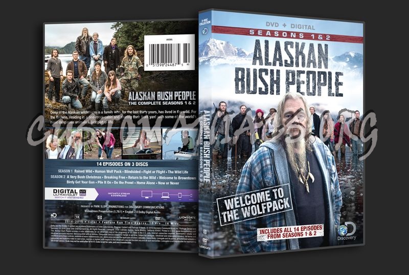 Alaskan Bush People Seasons 1&2 dvd cover