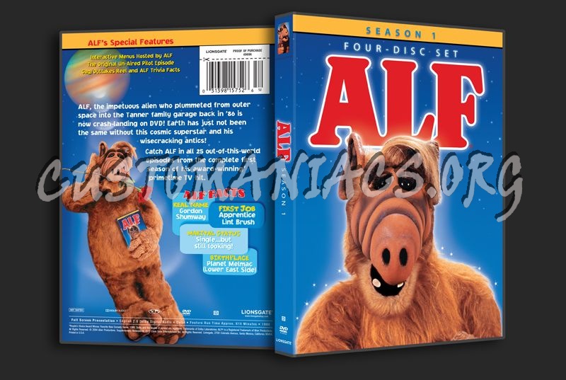 Alf Season 1 dvd cover