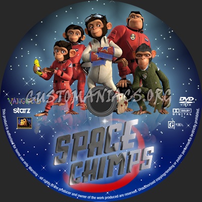 Space Chimps dvd label