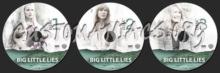 Big Little Lies Season 1 blu-ray label