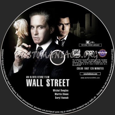 Wall Street dvd label