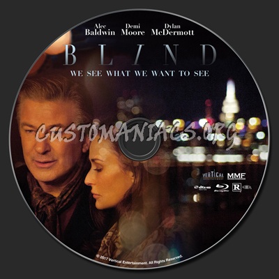 Blind blu-ray label