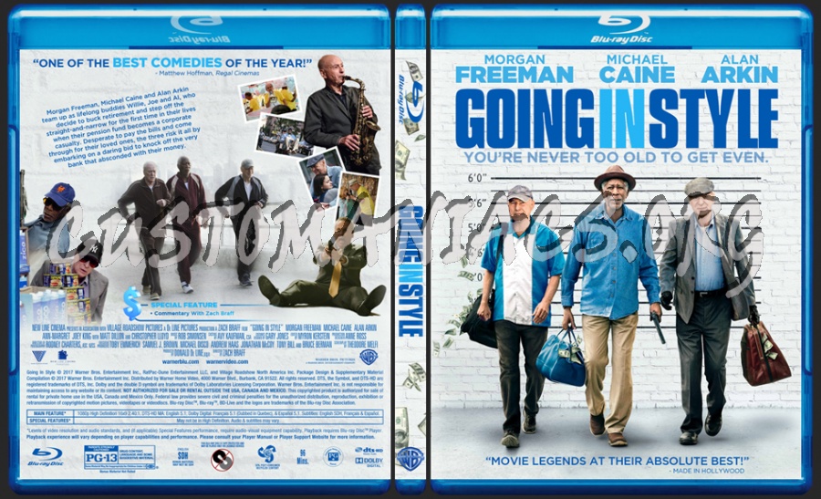 Going In Style (2017) dvd cover