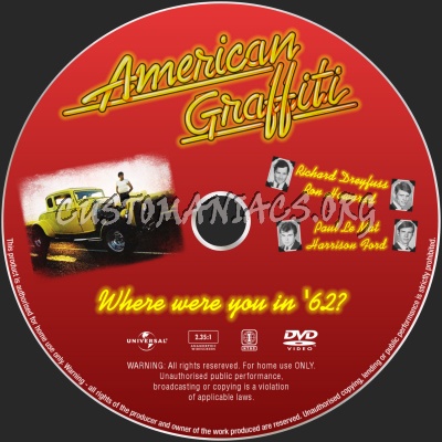 American Graffiti dvd label