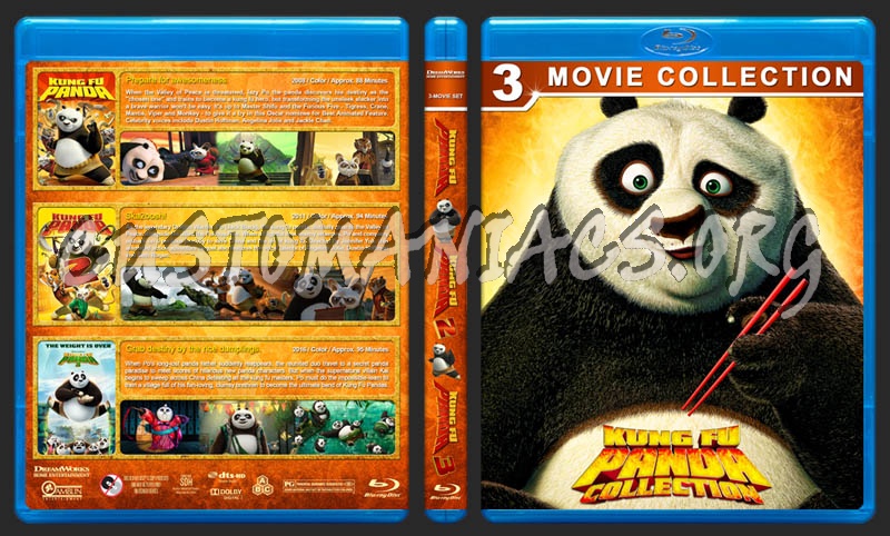 Kung Fu Panda Collection blu-ray cover