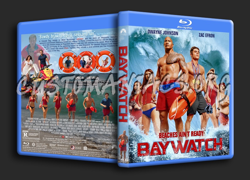 Baywatch (2017) dvd cover